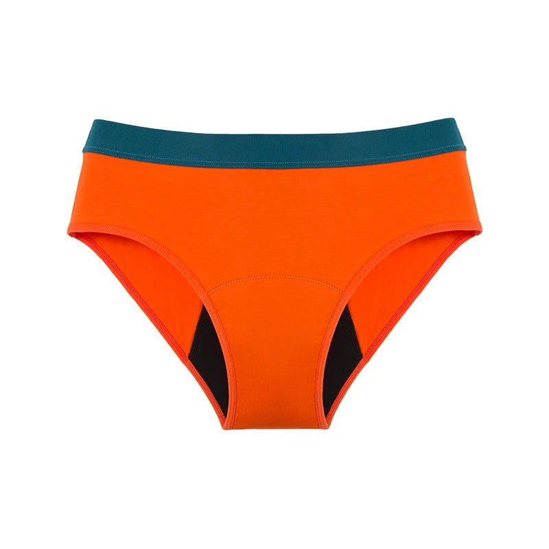 Reusable Menstrual Panties Teens Period Panties Leak Proof Women Underwear Absorption Physiological 4Layer Macaron Color